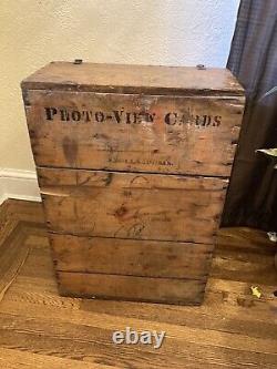 Antique General Store Display Country Store Jersey Coffee Advertising Box