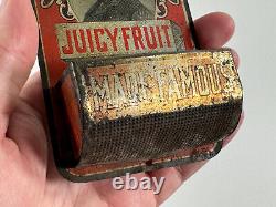 Antique Juicy Fruit Match Gum Holder Advertising store display