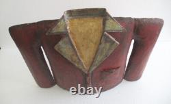 Antique Vintage Iron Tuxedo Advertisement Store Display Trade Sign
