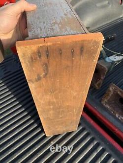 Antique Wood Liberty Piston Skirt Expanders Service Station Sign Rack Display
