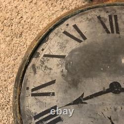 Antique Zinc and Cast Iron Pocket Watch Jewelry Store Display Sign