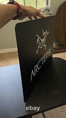 Arcteryx Logo Store Display Sign Flat Steel Sheet