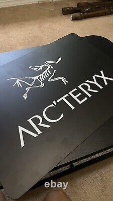 Arcteryx Logo Store Display Sign Flat Steel Sheet