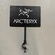 Arcteryx Metal Clothing Rack Display Sign Double Sided Promo Advertisement