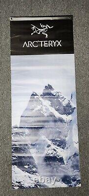 Arcteryx Vinyl Banner Store Display Sign Double Sided Advertisement 62 x 24