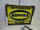 Aurora HO Slot car Authorized Dealer Store /Rec Room Light Up Display SIGN