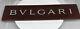 Authentic Bulgari Bvlgari Authorized Dealer Shop Display Stand Advertising sign