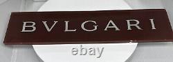 Authentic Bulgari Bvlgari Authorized Dealer Shop Display Stand Advertising sign