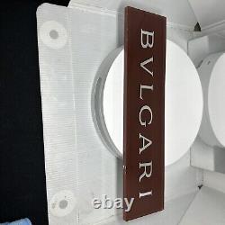 Authentic Bulgari Bvlgari Authorized Dealer Shop Display Stand Advertising sign