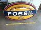 Authentic Oval Fossil International Watches Store Sign Display Plastic Original
