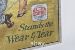 Bartel Perfection Denim Workwear Store Display Sign Coveralls Antique Stifel