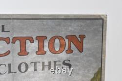 Bartel Perfection Denim Workwear Store Display Sign Coveralls Antique Stifel