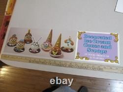 Baskin Robbins ice cream 1970s store display sign clown CONE SCOOP rabbit indian