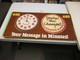 Baskin Robbins ice cream 1978 store display sign YOUR MESSAGE clock cake #1