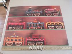 Baskin Robbins ice cream 1984 store display sign CLOWN CIRCUS train #2