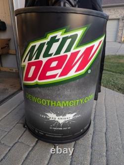 Batman Mountain Dew Store Display Cooler Rare Ad Piece for Dark Knight Rises