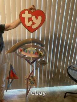 Beanie Babies Hanging Store Display Mobile Super Rare XL 3D Advertising Sign