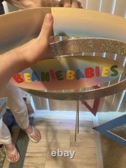 Beanie Babies Hanging Store Display Mobile Super Rare XL 3D Advertising Sign