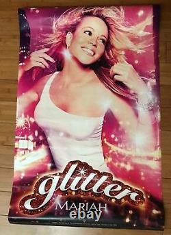 Big Mariah Carey Glitter CD Album Promo Store Display Banner Vinyl Poster Sign