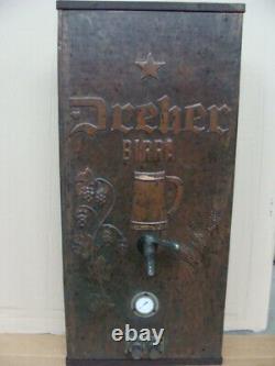 Birra Dreher Spillatore In Rame Insegna Anni 30 Per Pub Birreria Old Sign Bier