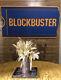 Blockbuster Video In-Store Display Wall Sign Authentic Large Sign 4 X 2 Feet