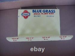 Blue Grass Plumb Bobs Display Sign