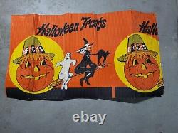 Brach's Halloween Corrugated Cardboard Store Display Piece 1977 Vintage Decor