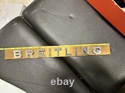 Breitling Dealer Display Sign 17.5 X 1.75