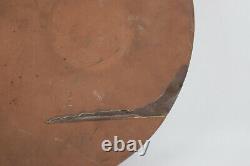 Buster Brown 17 1/2 Round Store Display Gold/Copper Toned Wall Plaque