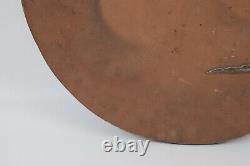 Buster Brown 17 1/2 Round Store Display Gold/Copper Toned Wall Plaque