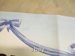 CAMPBELL'S SOUP kids ad character 1950s LARGE store display sign poster birthday