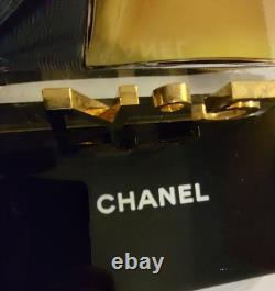 CHANEL No 5 Gold Acrylic Perfume Counter Display Advertising Art Deco Brad Pitt