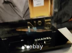 CHANEL No 5 Gold Acrylic Perfume Counter Display Advertising Art Deco Brad Pitt