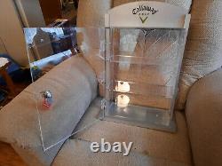 Callaway Golf Lucite Store Counter Display, Advertising with Working Key