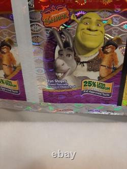 Campbell Soup Advertising Retail Store Display Sign Shrek Foil Dream Works Rare