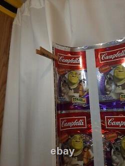Campbell Soup Advertising Retail Store Display Sign Shrek Foil Dream Works Rare