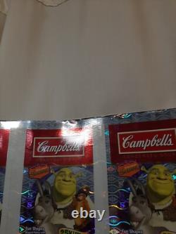 Campbell Soup Advertising Retail Store Display Sign Shrek Foil Dream Works Rare