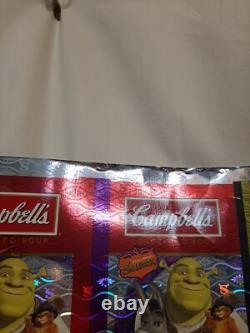 Campbell Soup Advertising Retail Store Display Sign Shrek Foil Dream Works Rare