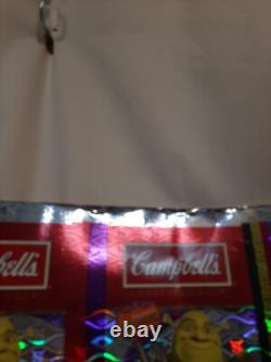 Campbell Soup Advertising Retail Store Display Sign Shrek Foil Dream Works Rare