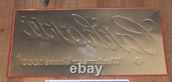 Carhartt Workwear Since 1889 Tin Advertising Sign Embossed 24 X 12