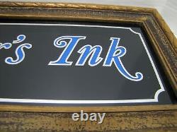 Carter's Ink Store Display Advertising Sign Wooden Frame General Store Ad