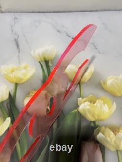 Chanel Logo Baby Pink Store Display Coco Mark Logo Rare