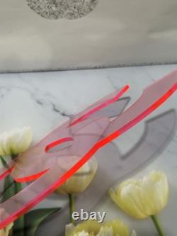 Chanel Logo Baby Pink Store Display Coco Mark Logo Rare