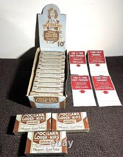 Cocilana Cough Nips Brooklyn Store Display 14 Full Boxes Rare Vintage