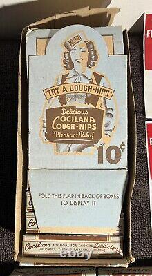 Cocilana Cough Nips Brooklyn Store Display 14 Full Boxes Rare Vintage