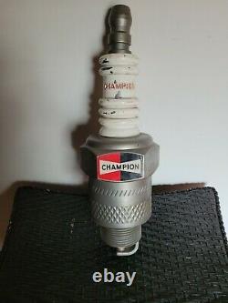 Collectable Large 22 Tall Champion Spark Plug Advertising Store Display Sign