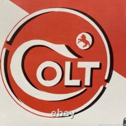 Colt Coltsman Dealer Display Advertising Sign