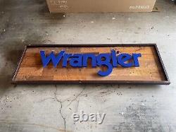 Comercial Grade Wrangler Retail Sign