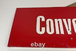 Converse Vintage Store Display Metal Panel! 30 X 16