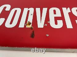 Converse Vintage Store Display Metal Panel! 30 X 16